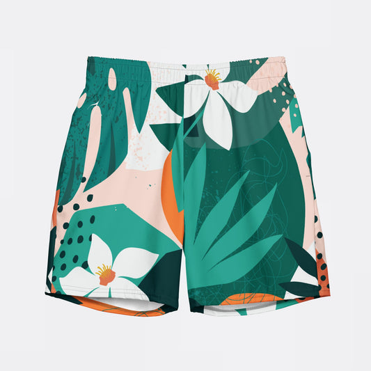 Men's swim trunks Tropical
