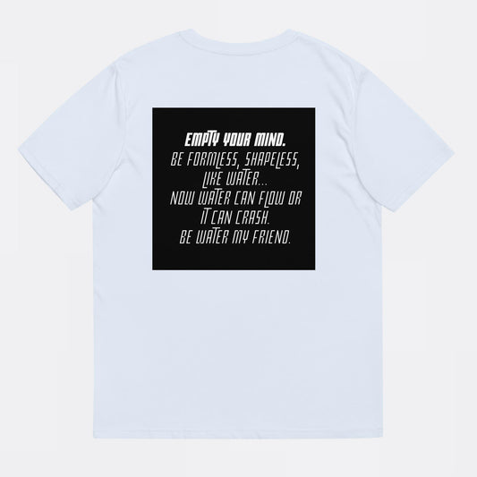 T-Shirt Bruce Lee Quote Serene Blue